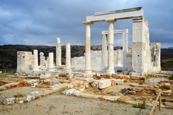 Деметри храму, Наксос — стокове фото