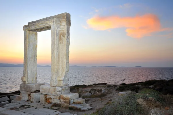 Naxos portara — Stok fotoğraf