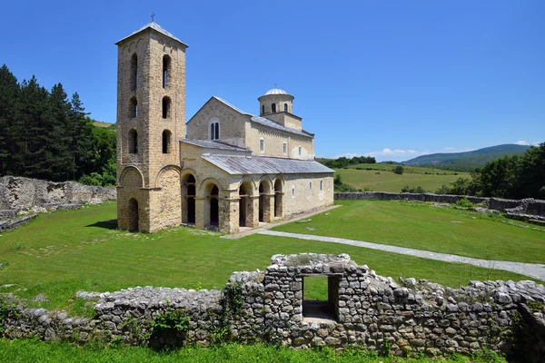 Monastero ortodosso serbo Sopocani — Foto Stock