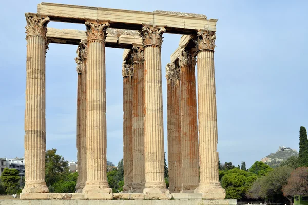 Zeus Tapınağı, Atina — Stok fotoğraf