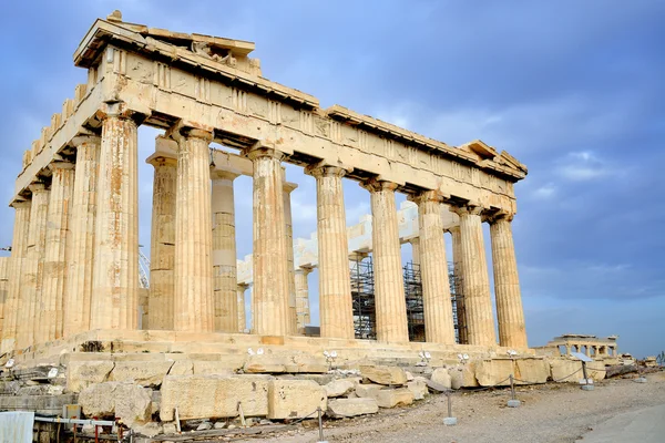 Parthenon di Akropolis di Athena — Stok Foto