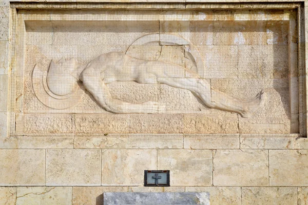 Tomb of unknown soldier, Athens, Greece — Stock Photo, Image