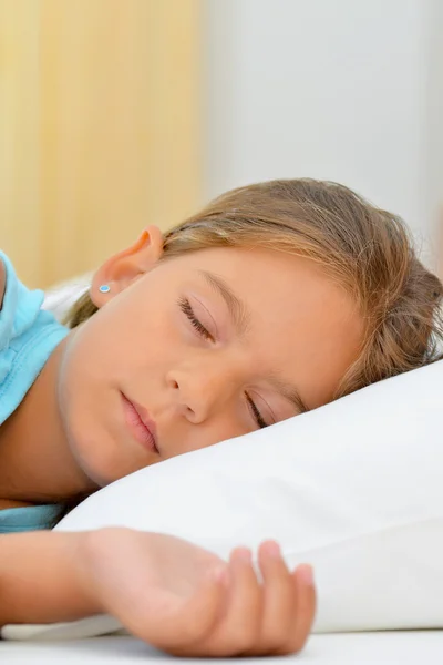 Sweet dreams, girl sleeping — Stock Photo, Image