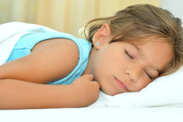 Όνειρα γλυκά, κορίτσι ύπνου — Φωτογραφία Αρχείου