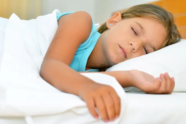 Sweet dreams, adorable girl sleeping — Stock Photo, Image