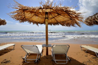 XI beach, Kefalonia, Yunanistan