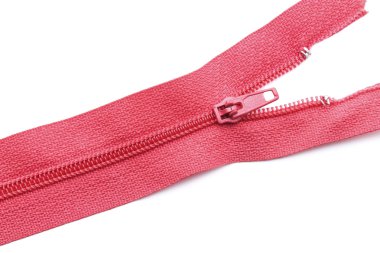 Kırmızı fermuar portre