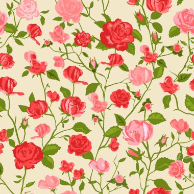 shabby chic gül arka plan 