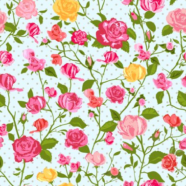shabby chic gül arka plan 