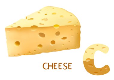 Çizgi film İngilizce alfabe, peynir