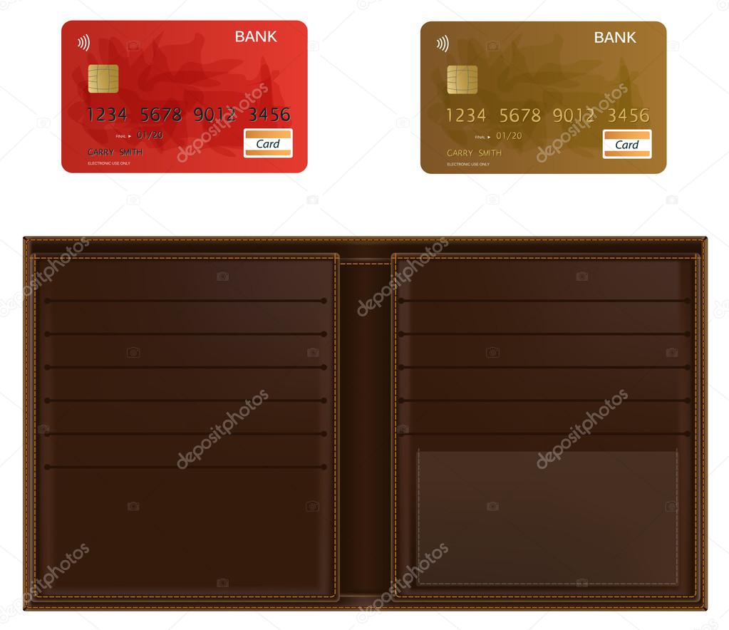 wallet and bank card