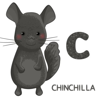 Letter C, animal ABC