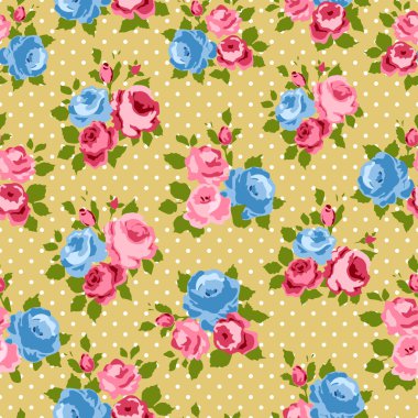 shabby chic gül arka plan