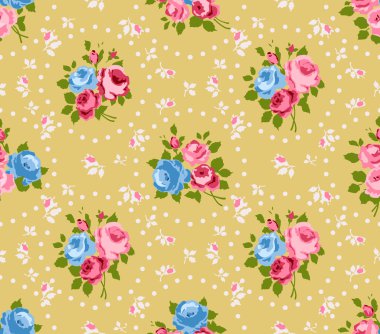 shabby chic gül arka plan