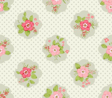 shabby chic gül arka plan