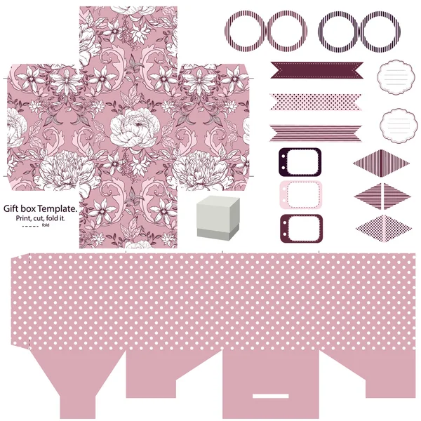 Cottage chique partij set — Stockvector