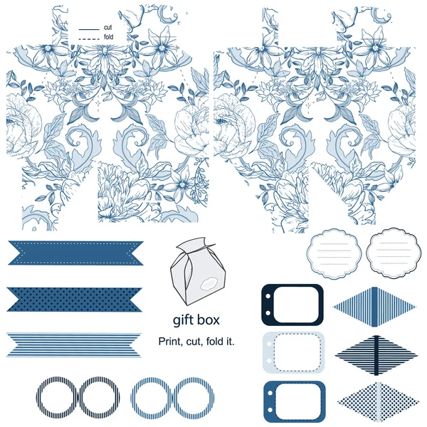 Stuga chic part set — Stock vektor