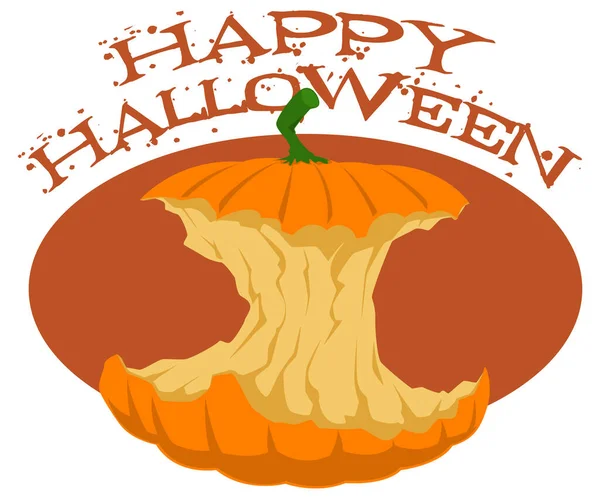 Feliz Celebración Halloween Calabaza Vacaciones Con Garras Concepto Ilustración Para — Archivo Imágenes Vectoriales