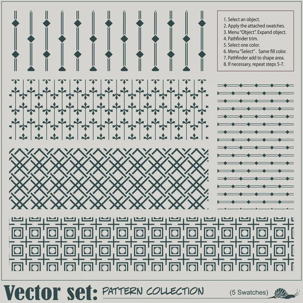 Vector patrón abstracto sin costura — Vector de stock