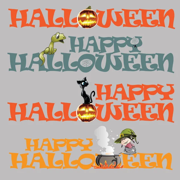 Fond vectoriel sur un thème d'Halloween — Image vectorielle