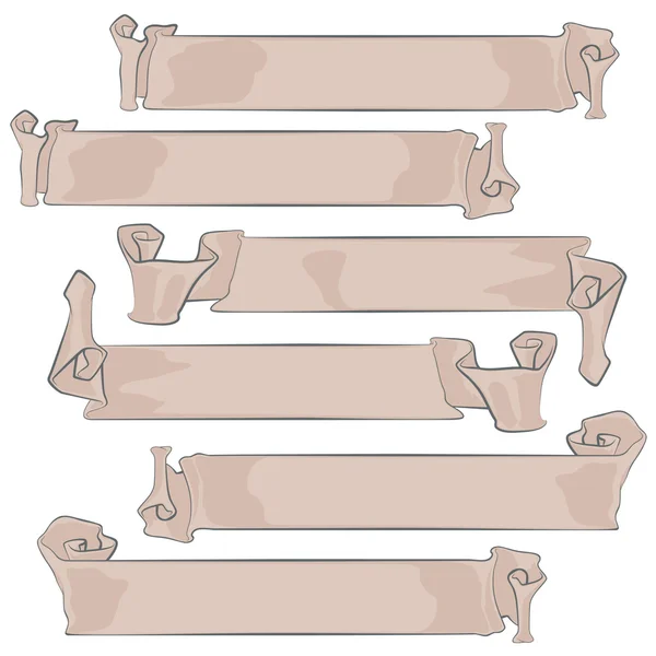 Fita vetorial em diferentes tópicos —  Vetores de Stock