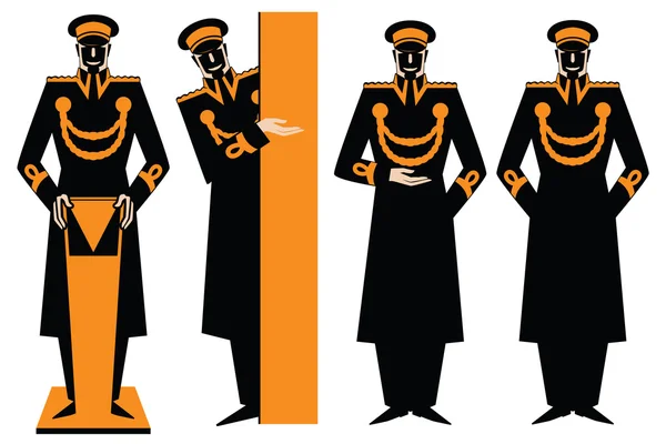 Doorman Stock Vectors Royalty Free Doorman Illustrations