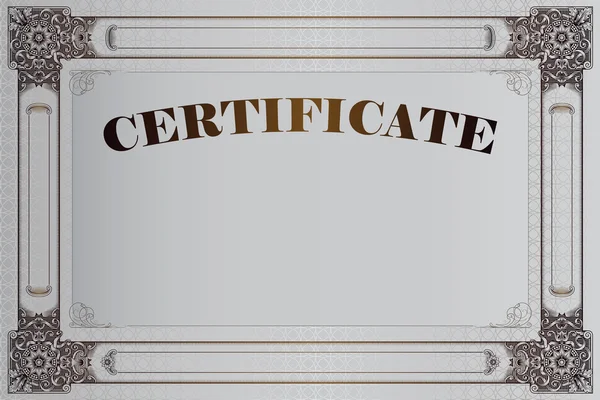 Modèle vectoriel pour la conception de certificat, annonces, i — Image vectorielle