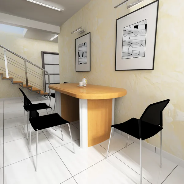 Dining area in a modern office — Stock Photo, Image