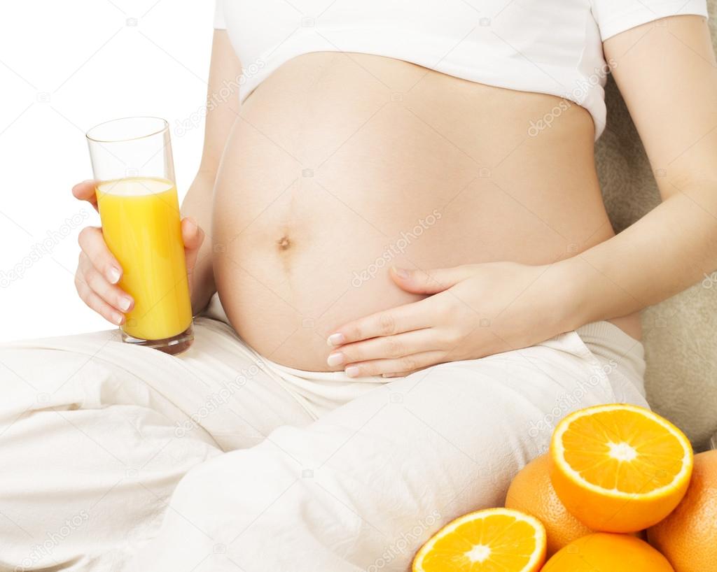 Zumo de naranja embarazo