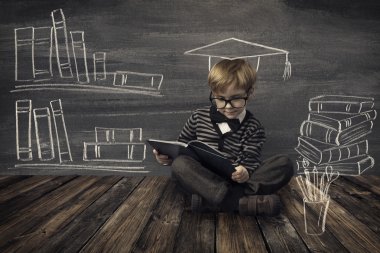 Küçük çocuk kitap, Kids eğitim okuma gözlük çocuk