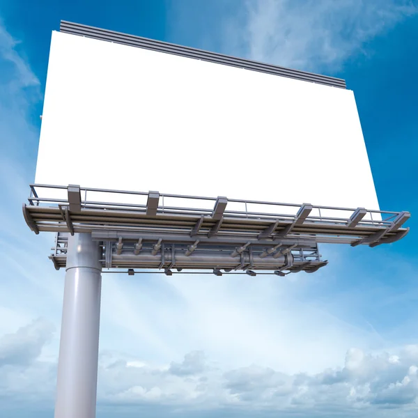 Cartaz de publicidade em branco — Fotografia de Stock