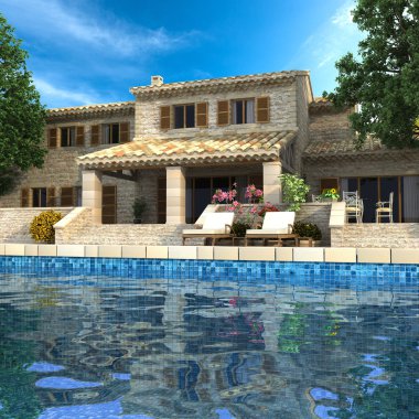 Havuzlu muhteşem villa