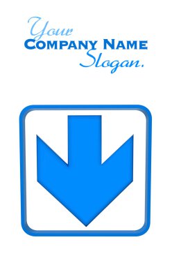 mavi ok yukarı veya aşağı