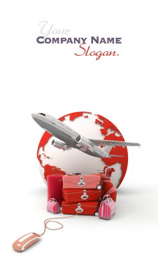 Mor pembe golf gezisi uçak rezervasyonu