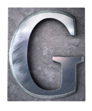 Patlama büyük harf G harfi