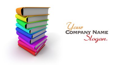 Yığın renkli kitap