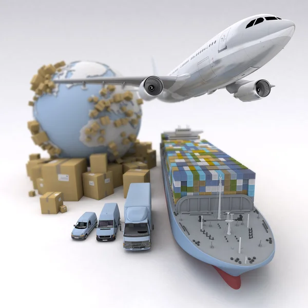 Globale logistiek — Stockfoto