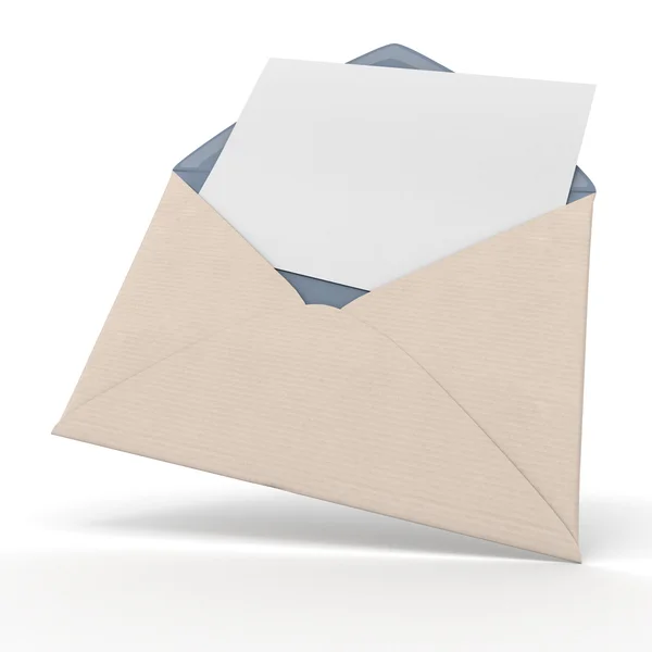 Envelope with card — Stock Photo, Image