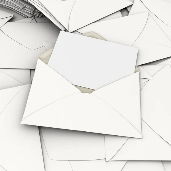 Scattered envelopes — Stock Photo, Image