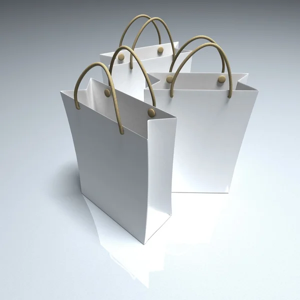 Trio of shopping bags — Stock Photo, Image