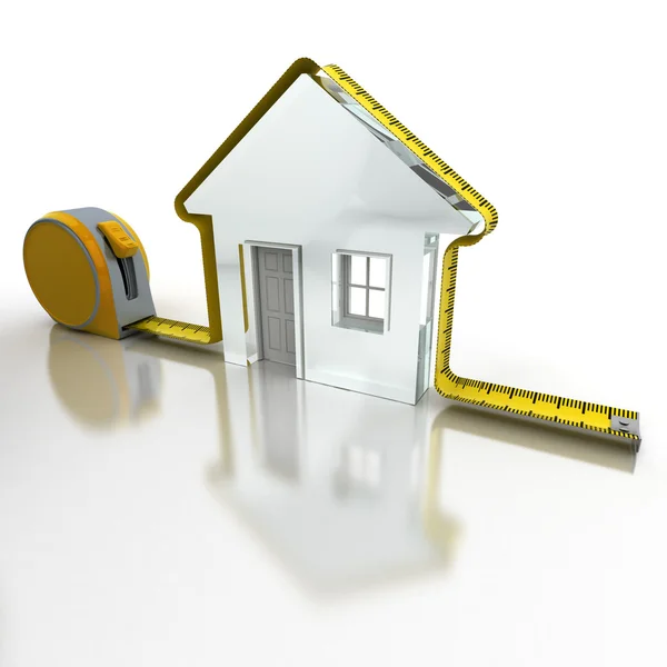 House measuring — Stock Photo, Image