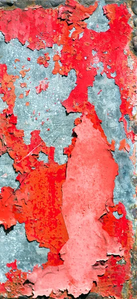 धातु और लाल पेंट के साथ ग्रंज पृष्ठभूमि — स्टॉक फ़ोटो, इमेज