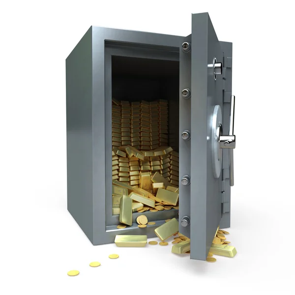 Safe with money ⬇ Stock Photo, Image by © mmaxer 3554982