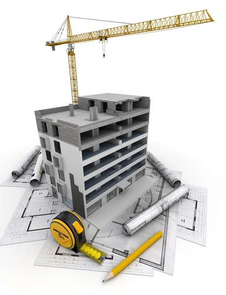 Building construction — Stock Photo, Image