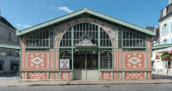 Franska staden marknaden — Stockfoto