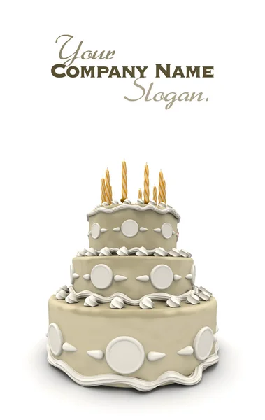 Gâteau de mariage classique — Photo