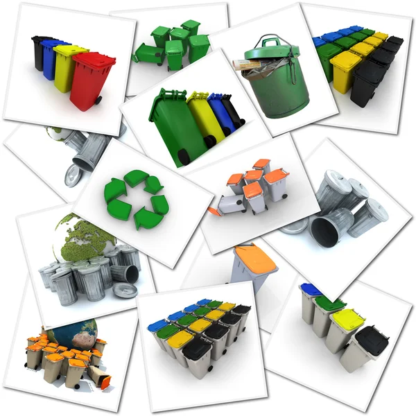 Motywy utylizacji śmieci — Zdjęcie stockowe