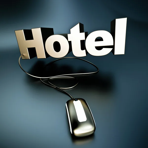 Silver Online Hotel — Stock Photo, Image