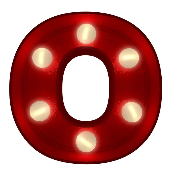 Glowing O — Stock Photo, Image