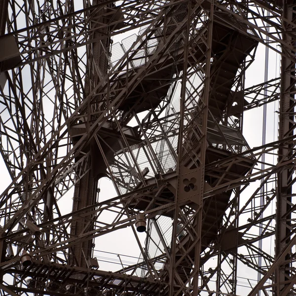 Eiffel tower partial c — Stock Photo, Image